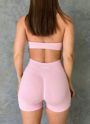 Strive Scrunch Seamless Shorts | Baby Pink