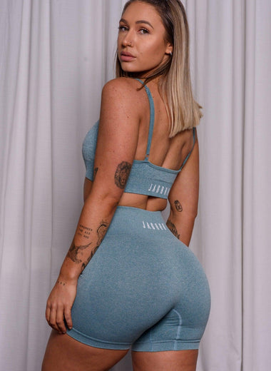 Seamless Sports Bra | Sea Green - Jagrrr