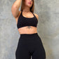 Strive Scrunch Seamless Shorts | Black