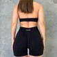 Strive Scrunch Seamless Shorts | Black