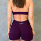 Strive Halter Seamless Bra | Plum