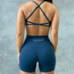 Minimal Twist Bra | Midnight Blue