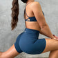 Minimal Twist Bra | Midnight Blue