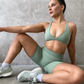 Minimal Twist Bra | Sage - Jagrrr