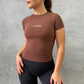 24-7 Fitted Athletic Tee | Russet Brown