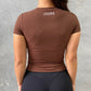 24-7 Fitted Athletic Tee | Russet Brown