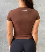 24-7 Fitted Athletic Tee | Russet Brown