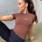 24-7 Fitted Athletic Tee | Russet Brown