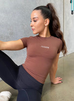 24-7 Fitted Athletic Tee | Russet Brown