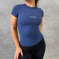 24-7 Fitted Athletic Tee | Sapphire Blue