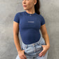 24-7 Fitted Athletic Tee | Sapphire Blue