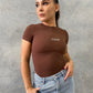 24-7 Fitted Athletic Tee | Russet Brown