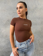 24-7 Fitted Athletic Tee | Russet Brown