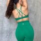 Flex Sports Bra | Emerald - Jagrrr