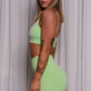 Seamless Bike Shorts | Lime Green - Jagrrr
