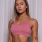 Seamless Sports Bra | Pink - Jagrrr
