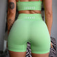 Seamless Bike Shorts | Lime Green - Jagrrr