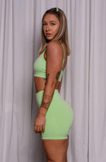 Seamless Sports Bra | Lime Green - Jagrrr