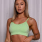 Seamless Sports Bra | Lime Green - Jagrrr