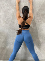 Seamless Leggings V2 | Colbat Blue - Jagrrr