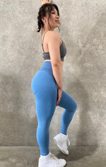 Seamless Leggings V2 | Olympic Blue - Jagrrr