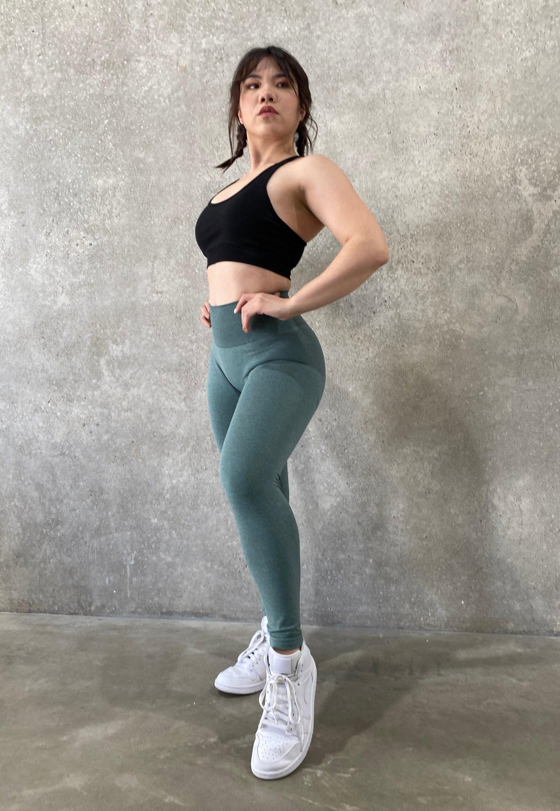 Seamless Leggings V2 | Forest Green - Jagrrr