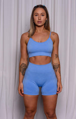 Seamless Sports Bra | Sky Blue - Jagrrr