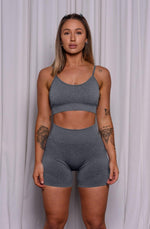 Seamless Bike Shorts | Charcoal - Jagrrr